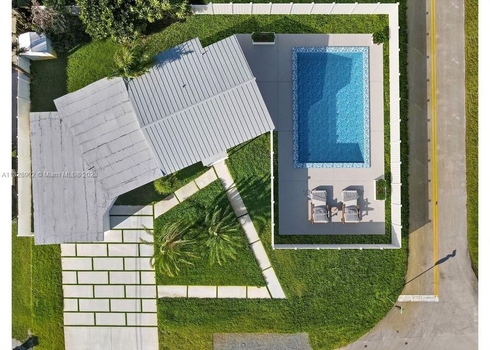 render with pool