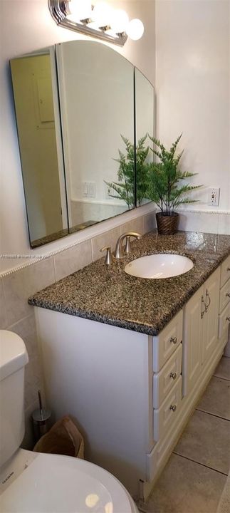 granite counter new bathroom drawers