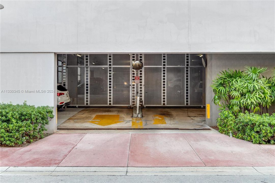 Covered & Secure Parking Garage