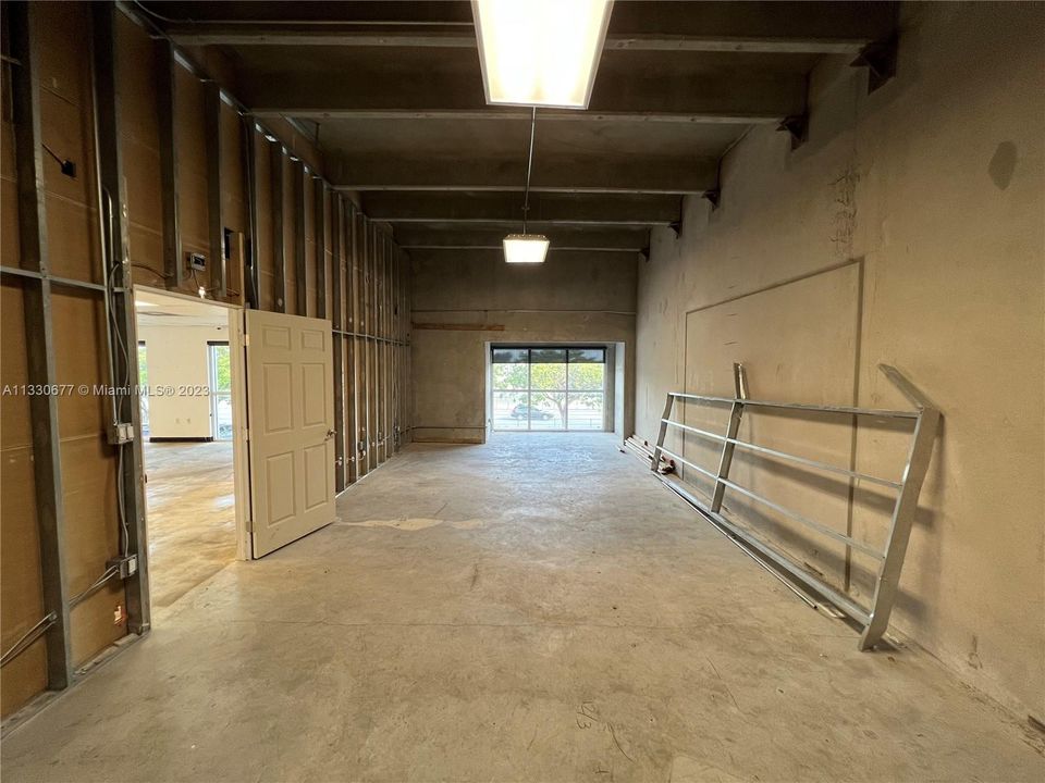 mezzanine - Can be finished as office or cab be reconverted to open storage space