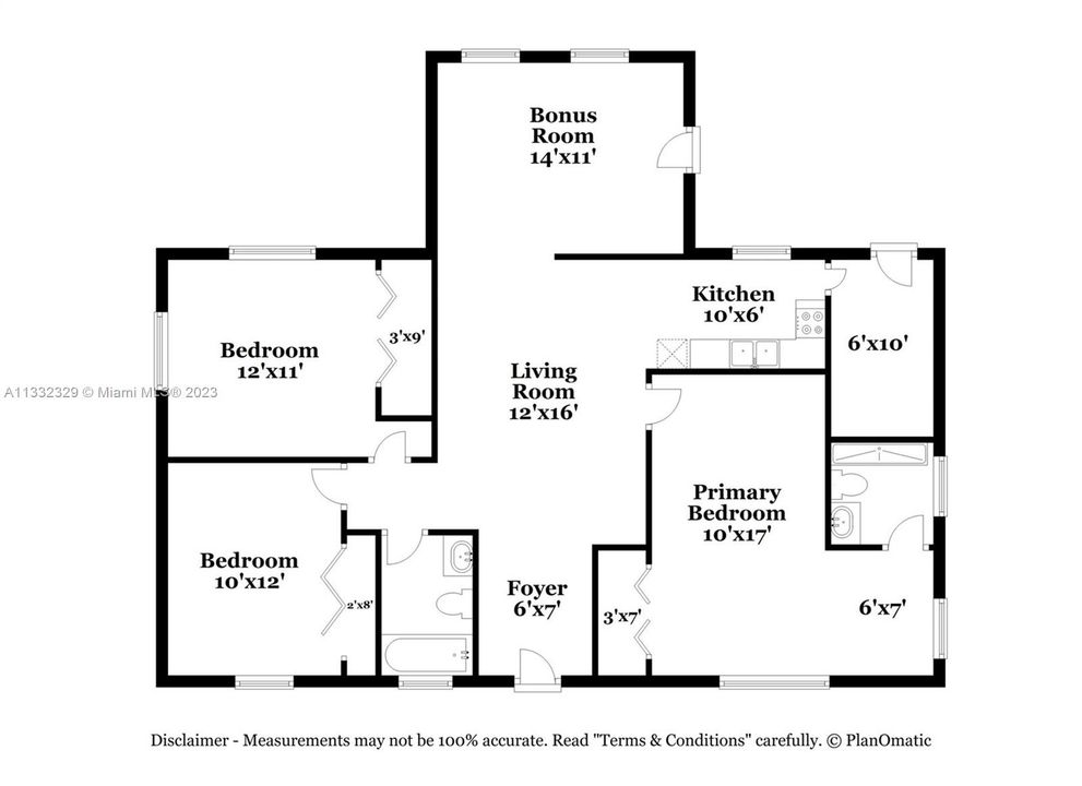 Recently Rented: $2,545 (3 beds, 2 baths, 1056 Square Feet)