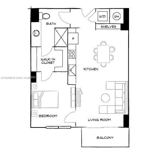 Recently Rented: $3,241 (1 beds, 1 baths, 830 Square Feet)