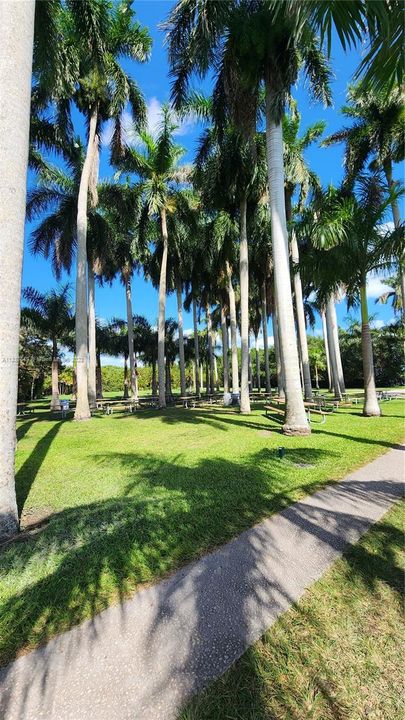 Deering Estate within walking distance