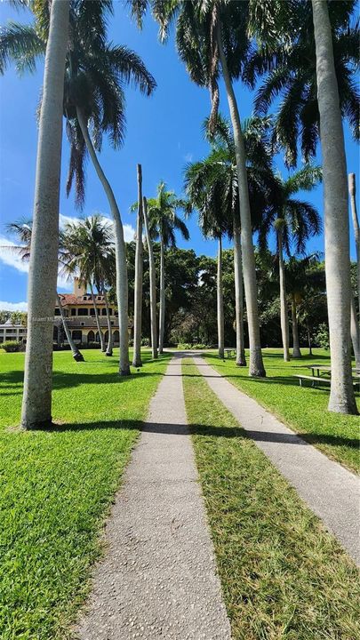 Deering Estate within walking distance