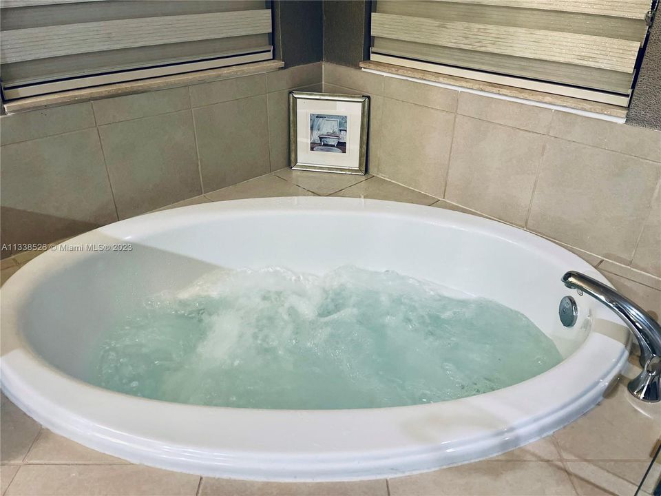 Jacuzzi inside the Master Room.