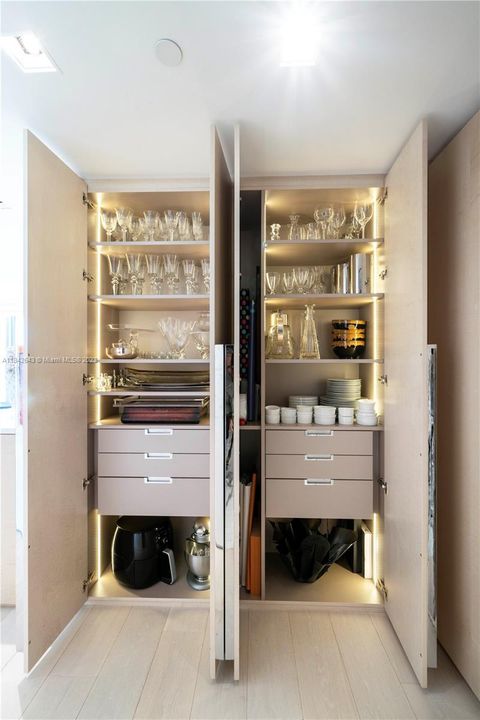 Additional storage space throughout the residence.
