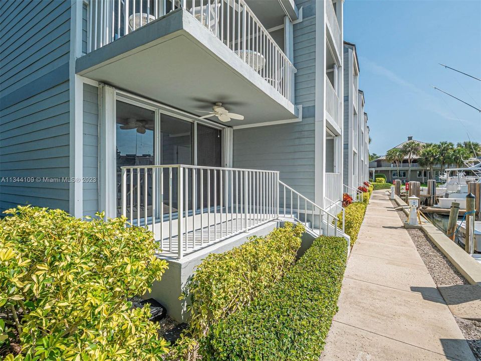 Terrace view facing the Marina