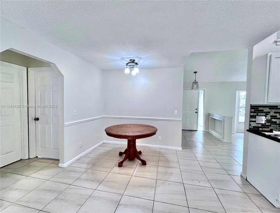 Breakfast Nook from Family Room