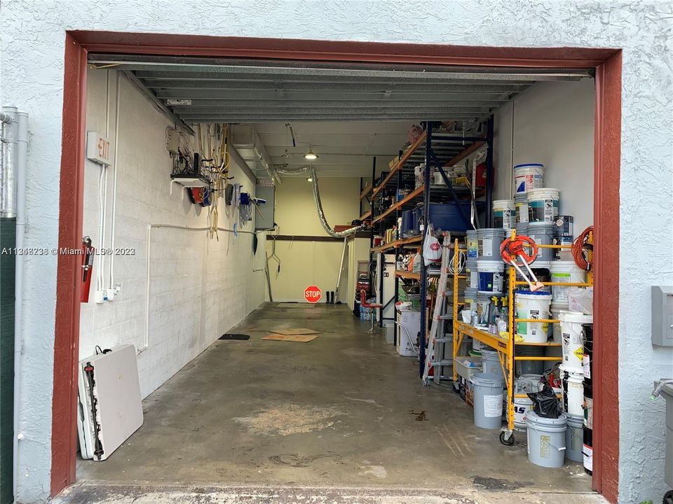 Inside of tenant occupied unit