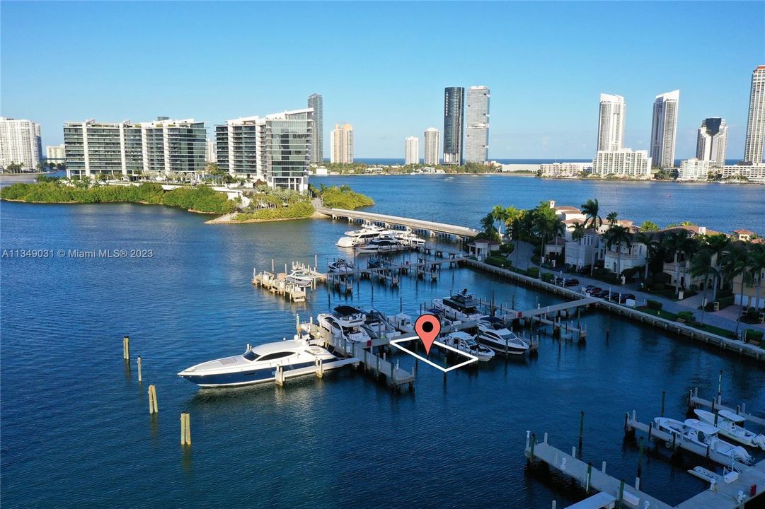 Private marina - 50 foot slip - offered at $475,000