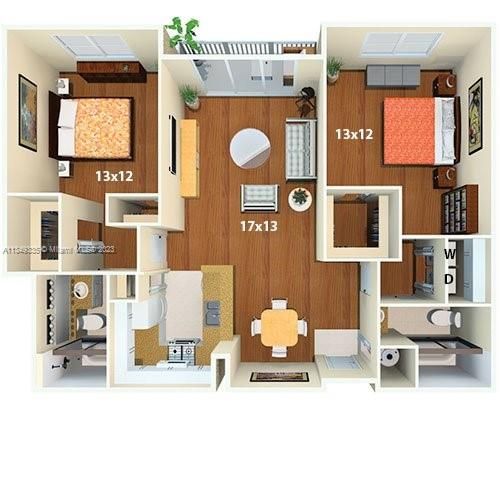 Recientemente alquilado: $3,899 (2 camas, 2 baños, 1238 Pies cuadrados)