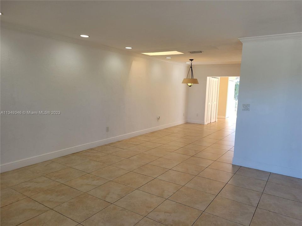 Entrance to Living, Dining