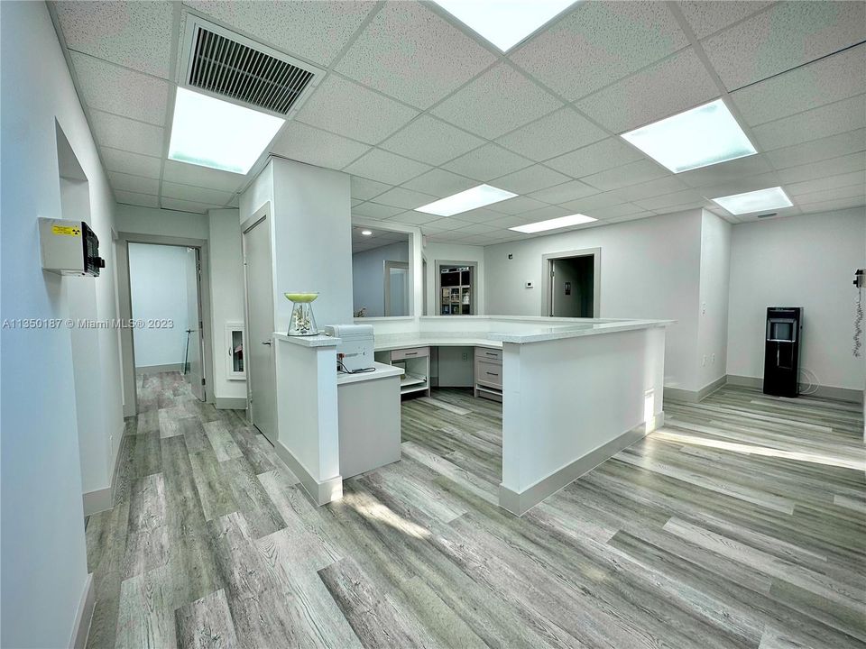 Front desk & hallways