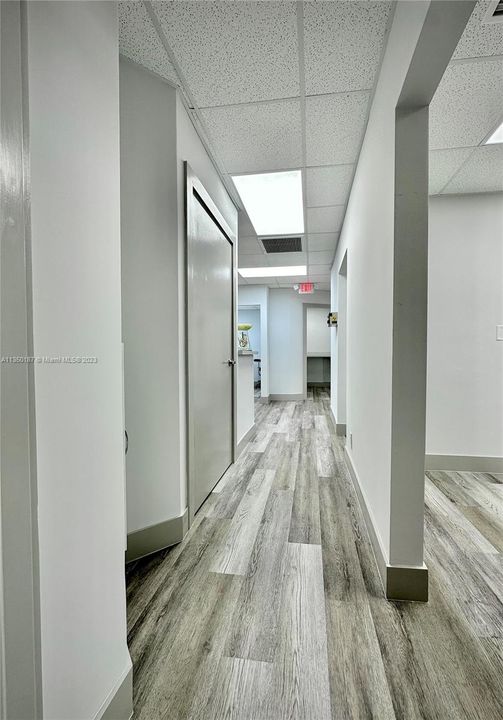 Hallway, view from Laboratory