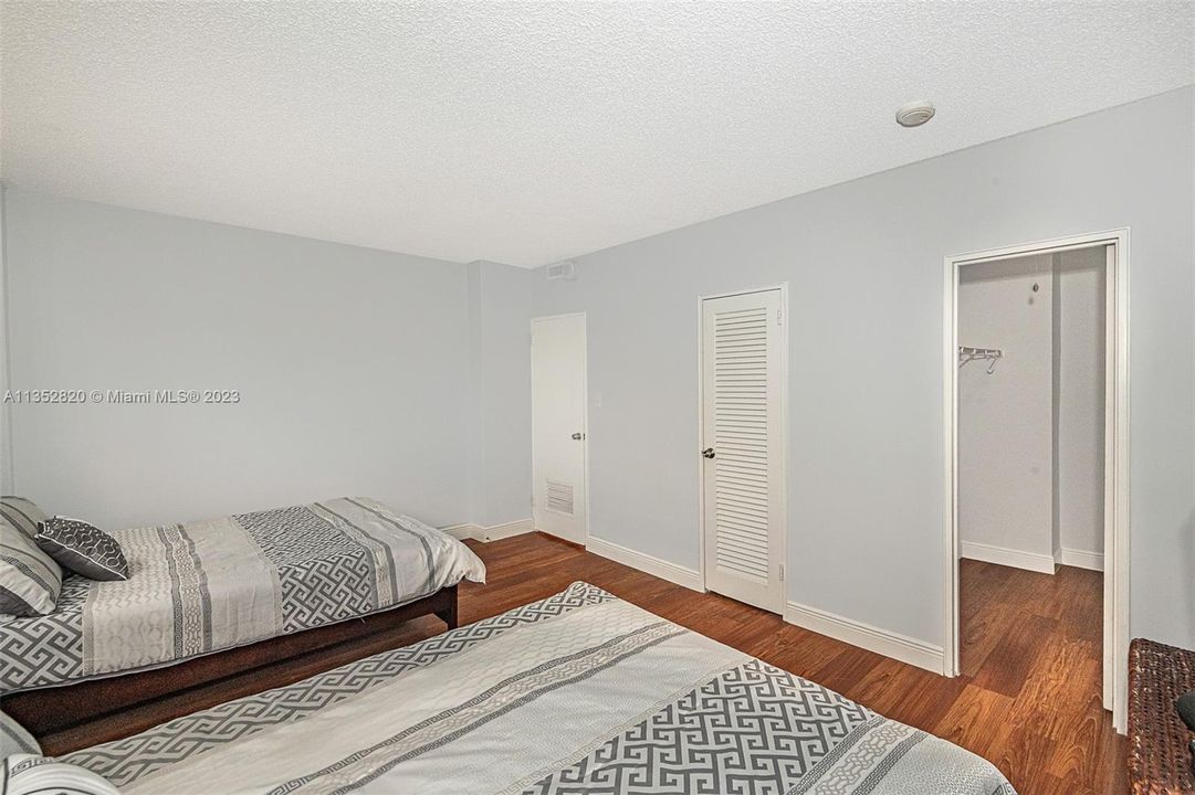 Ample spacious master bedroom.