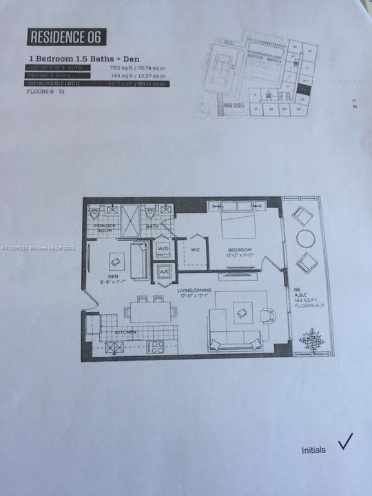 Recently Sold: $520,000 (1 beds, 1 baths, 725 Square Feet)