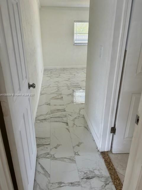 New marble flooring in Master Bedroom