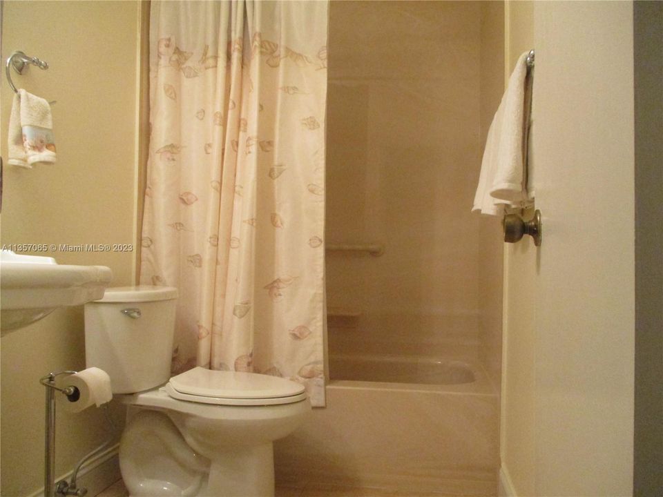 shower and tub