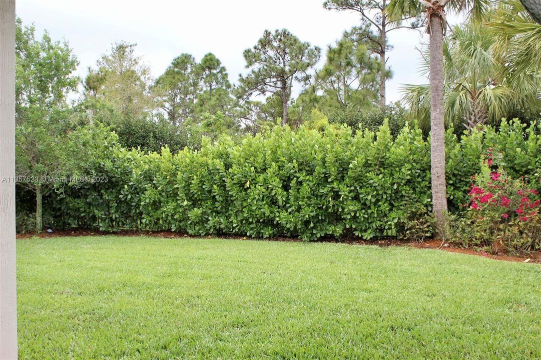 Private Fenced Backyard