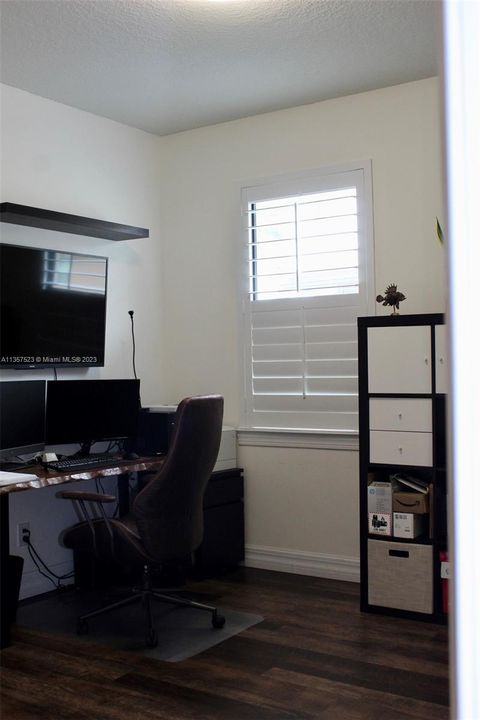 Bedroom #3 Being Used as an Office