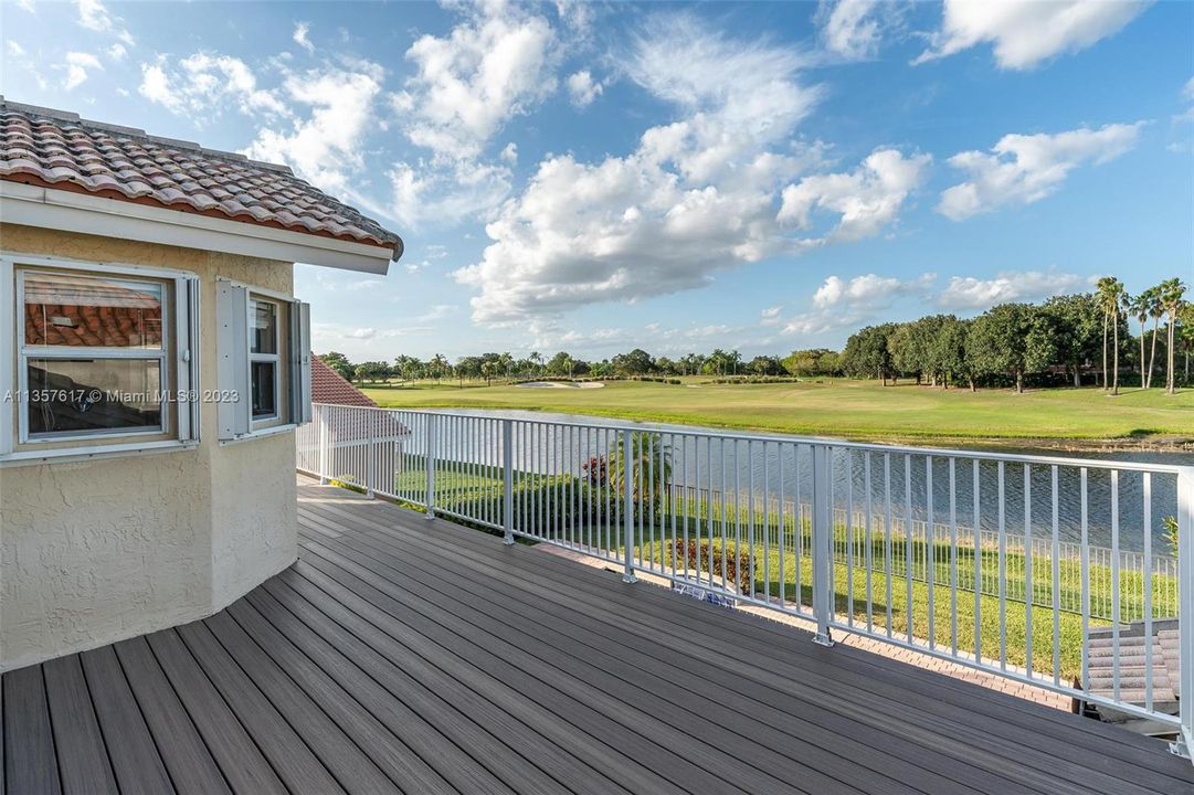 The master bedroom is truly exceptional, with a generously sized balcony wrapping around it, providing the most spectacular views.