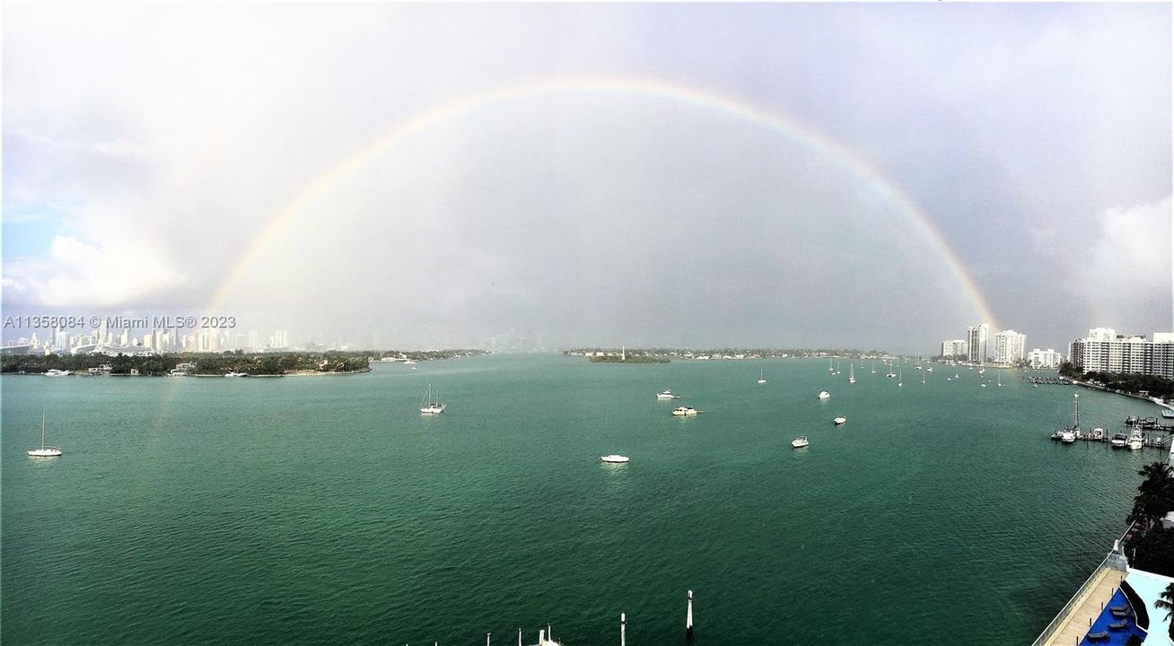 Live Your Rainbow - View from the Open Balcony