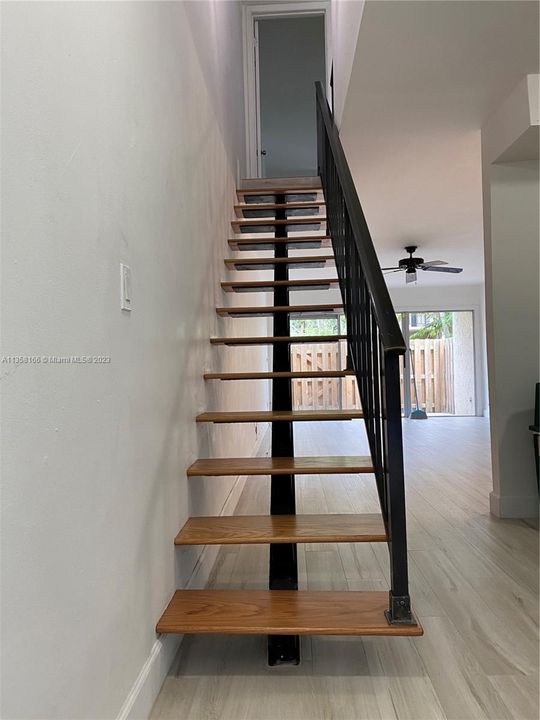 Stairs to bedrooms