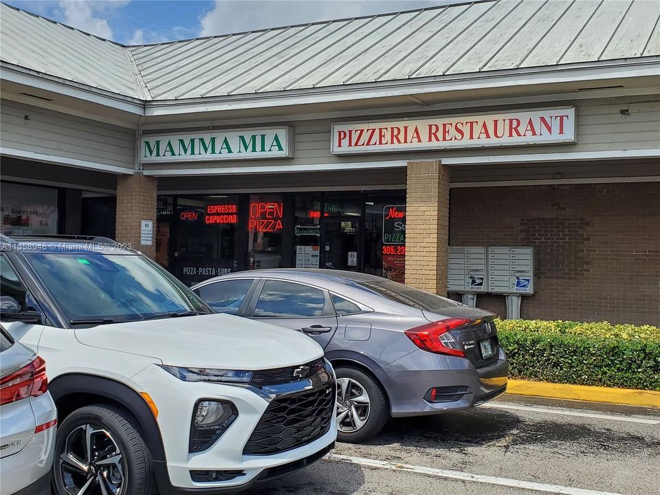 Very famous Italian restaurants in the community