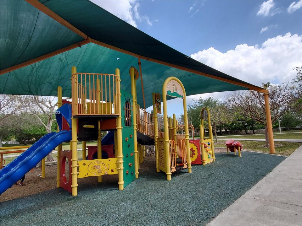 Children playground in Chuck Pezoldt Park