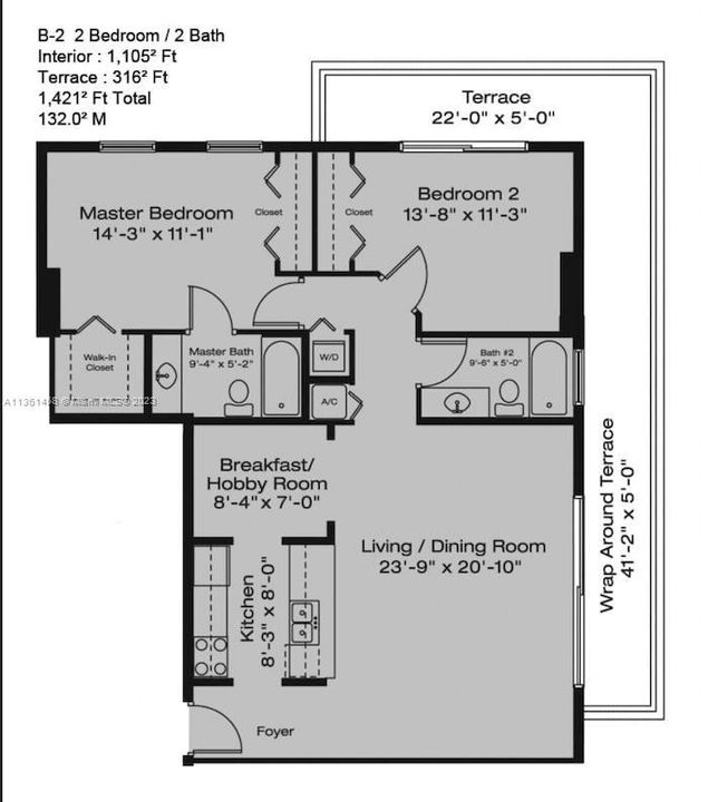 Vendido Recientemente: $899,000 (2 camas, 2 baños, 1105 Pies cuadrados)