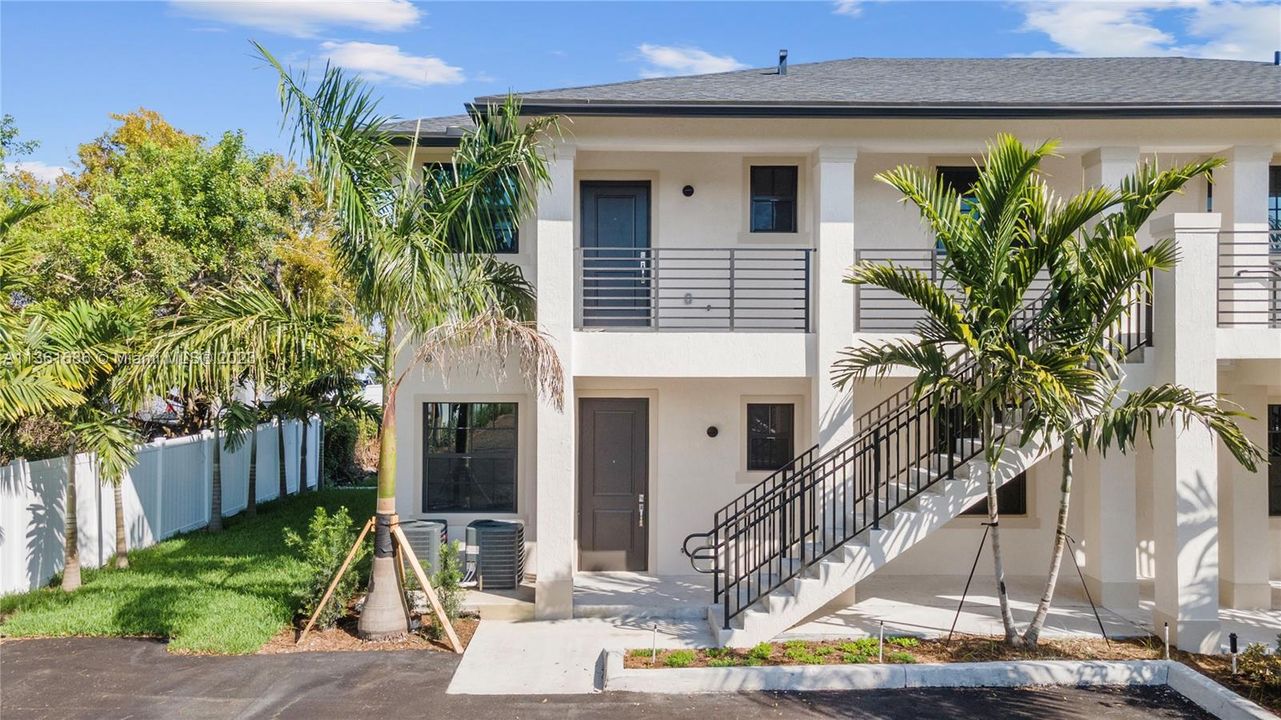 parking lot entry/family room