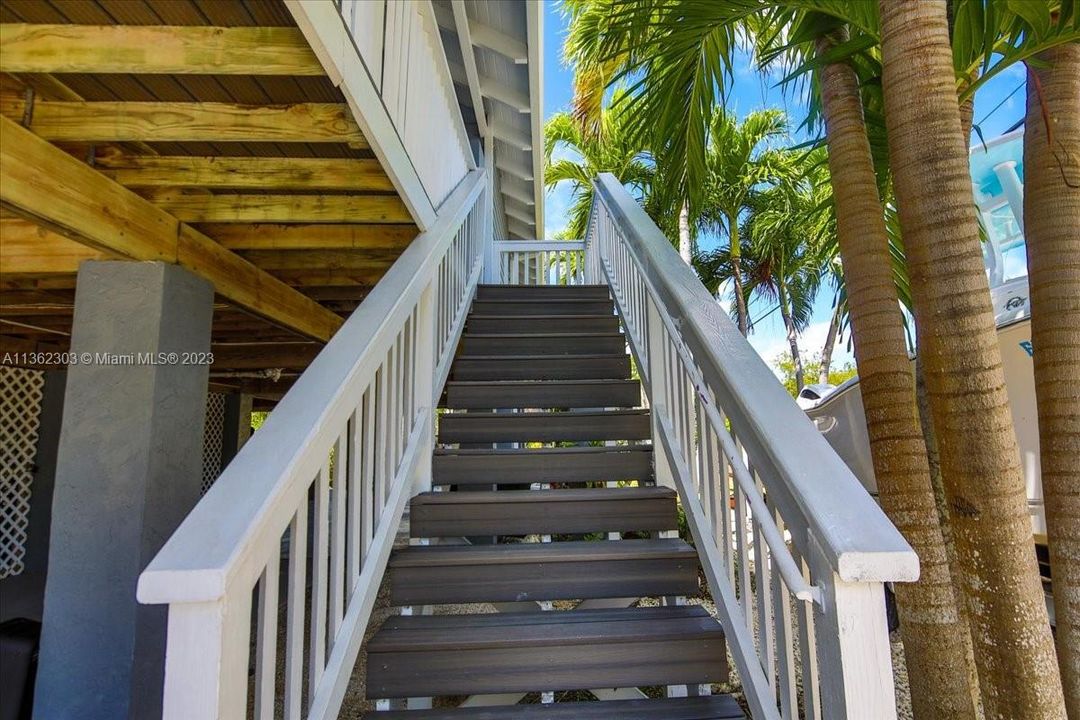Composite decking and stairs