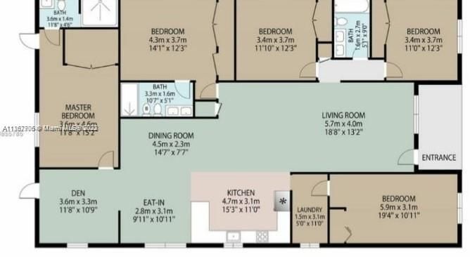 Recently Rented: $9,000 (5 beds, 3 baths, 2265 Square Feet)