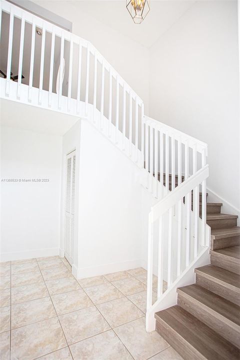 Vinyl Wood Stairway