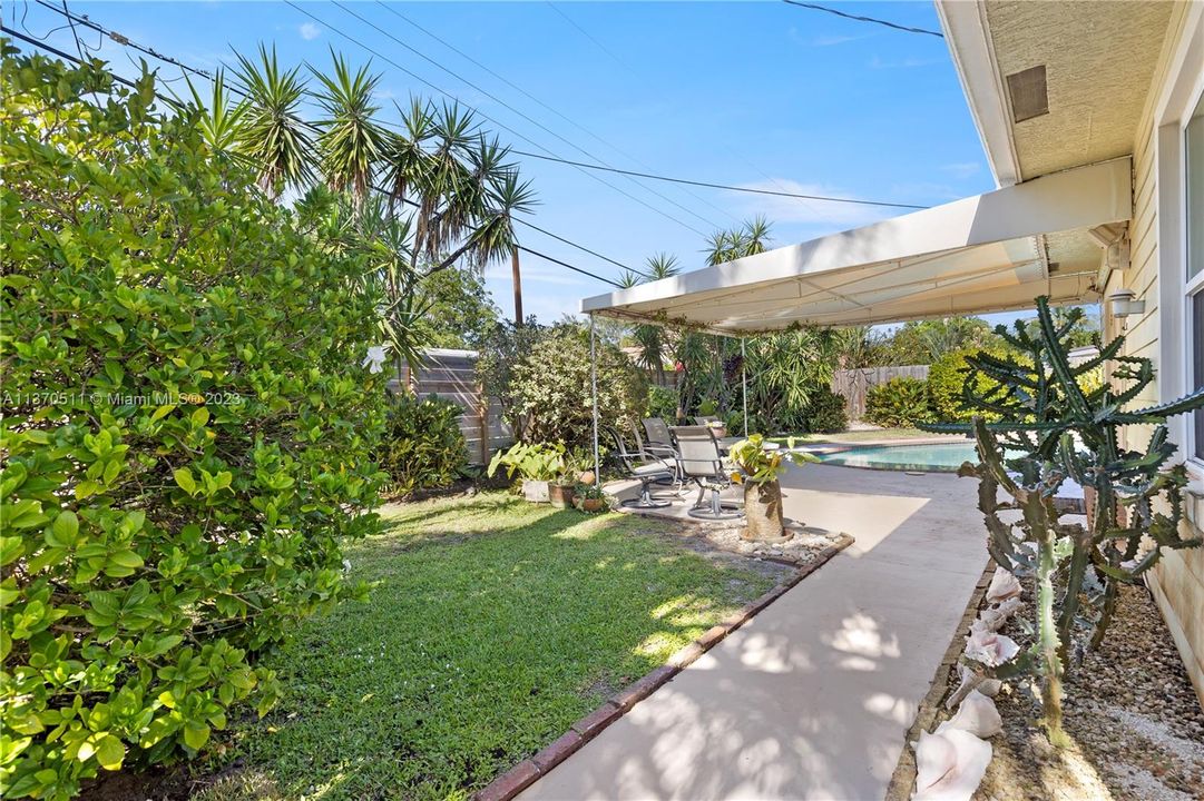 Fenced in Private Backyard