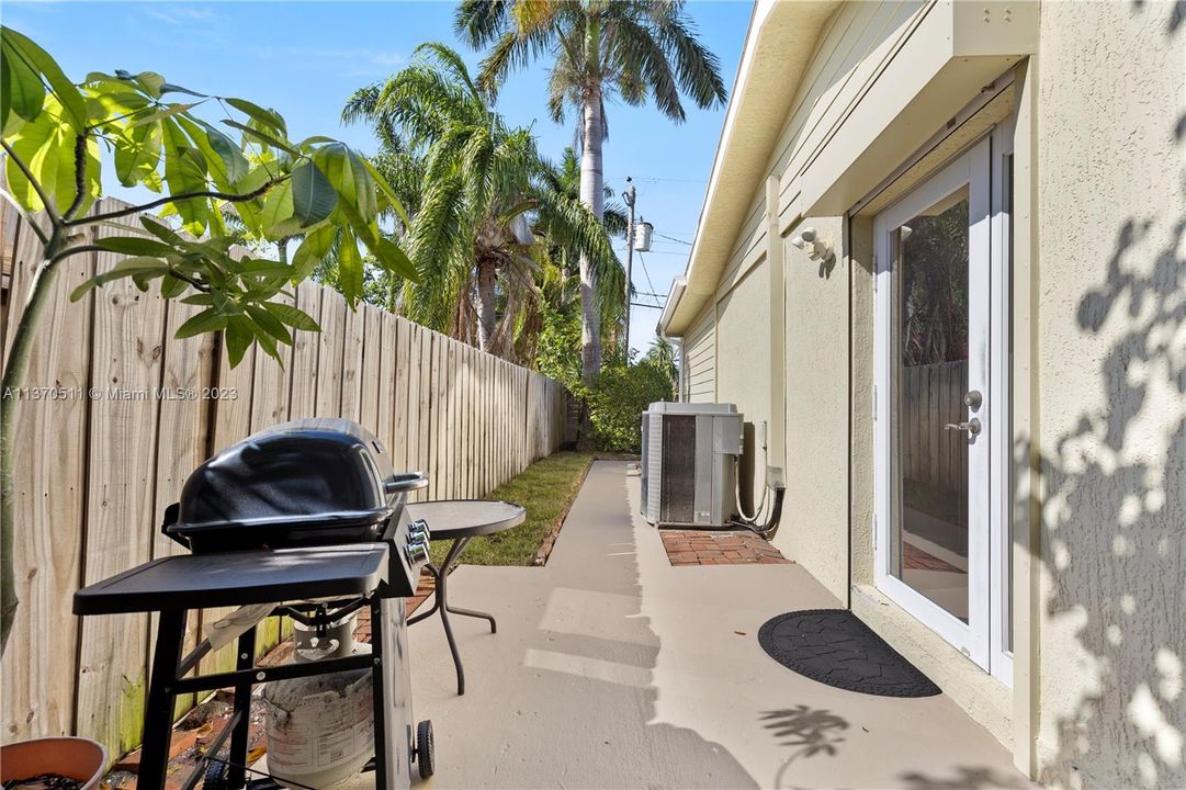 Fenced in Private Backyard