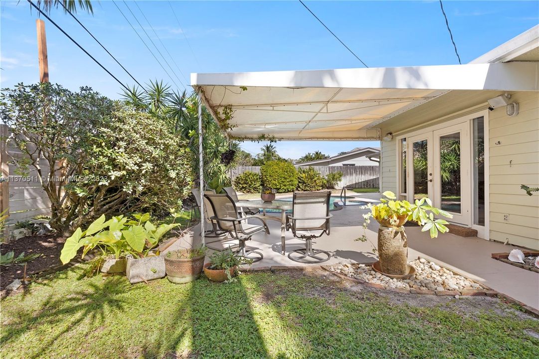 Fenced in Private Backyard