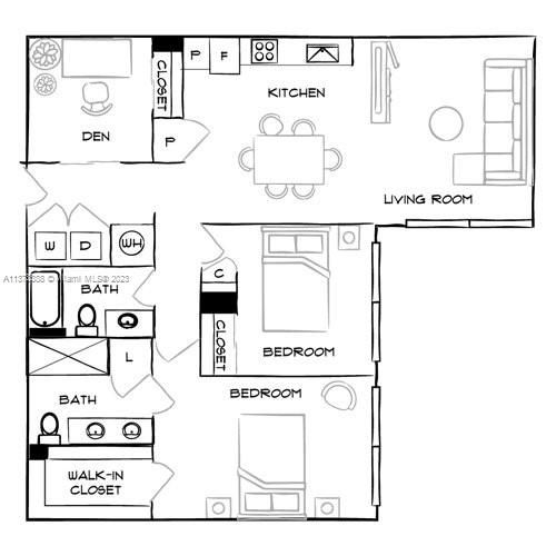 最近租的: $4,511 (2 贝兹, 2 浴室, 1445 平方英尺)