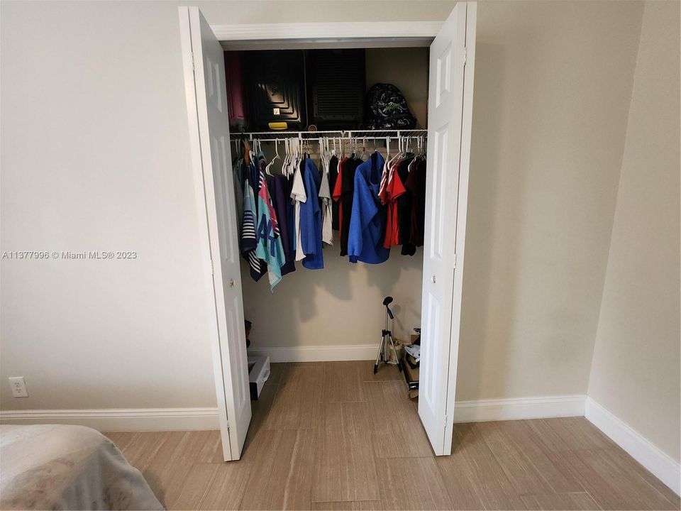 Bedroom #2 closet