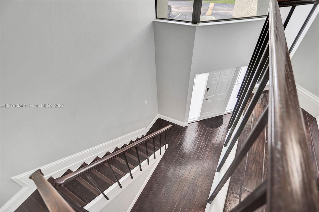 View of foyer from upstairs