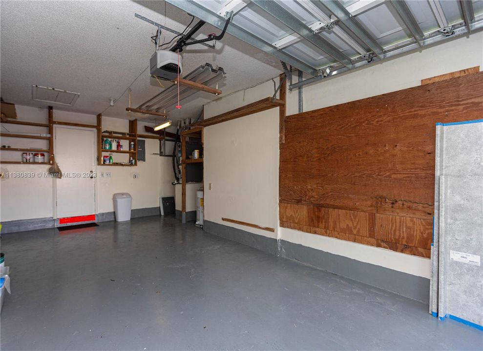 ONE CAR GARAGE, WASHER & DRYER INSTALLATION