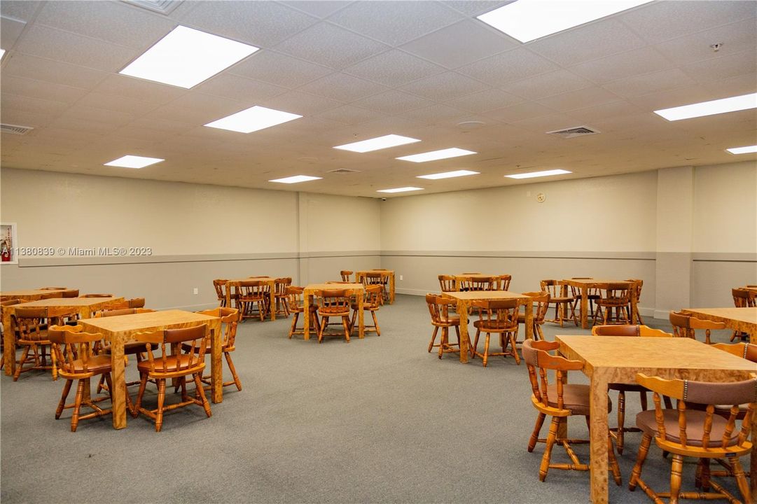 CARD ROOM AND BINGO