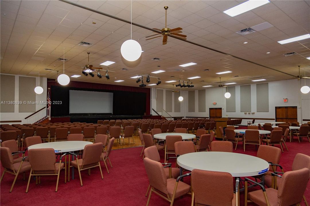 EVENTS AND ACTIVITIES IN THE AUDITORIUM