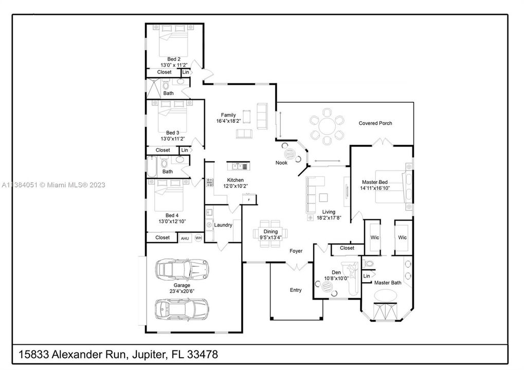 Recently Sold: $1,195,000 (5 beds, 3 baths, 2619 Square Feet)