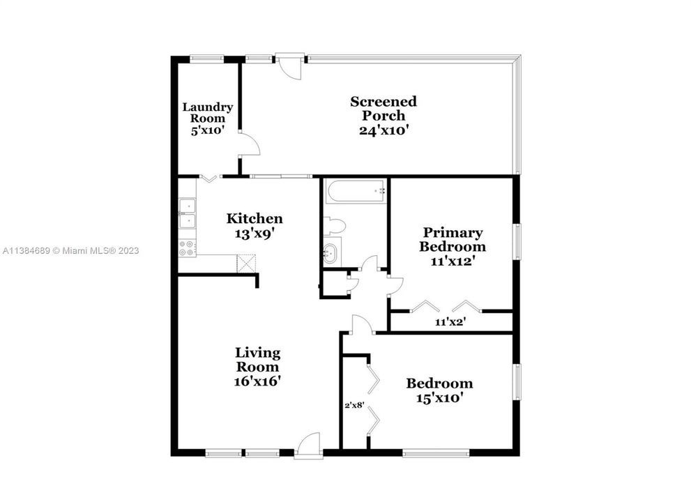 Recently Rented: $2,145 (2 beds, 1 baths, 783 Square Feet)