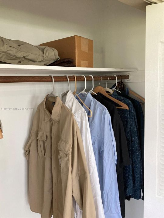 Lots of closet space