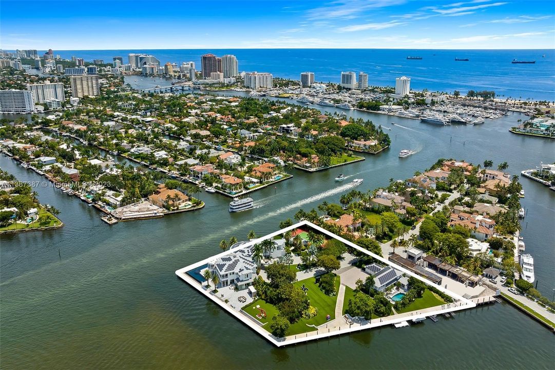 View showing Intracoastal and Ocean