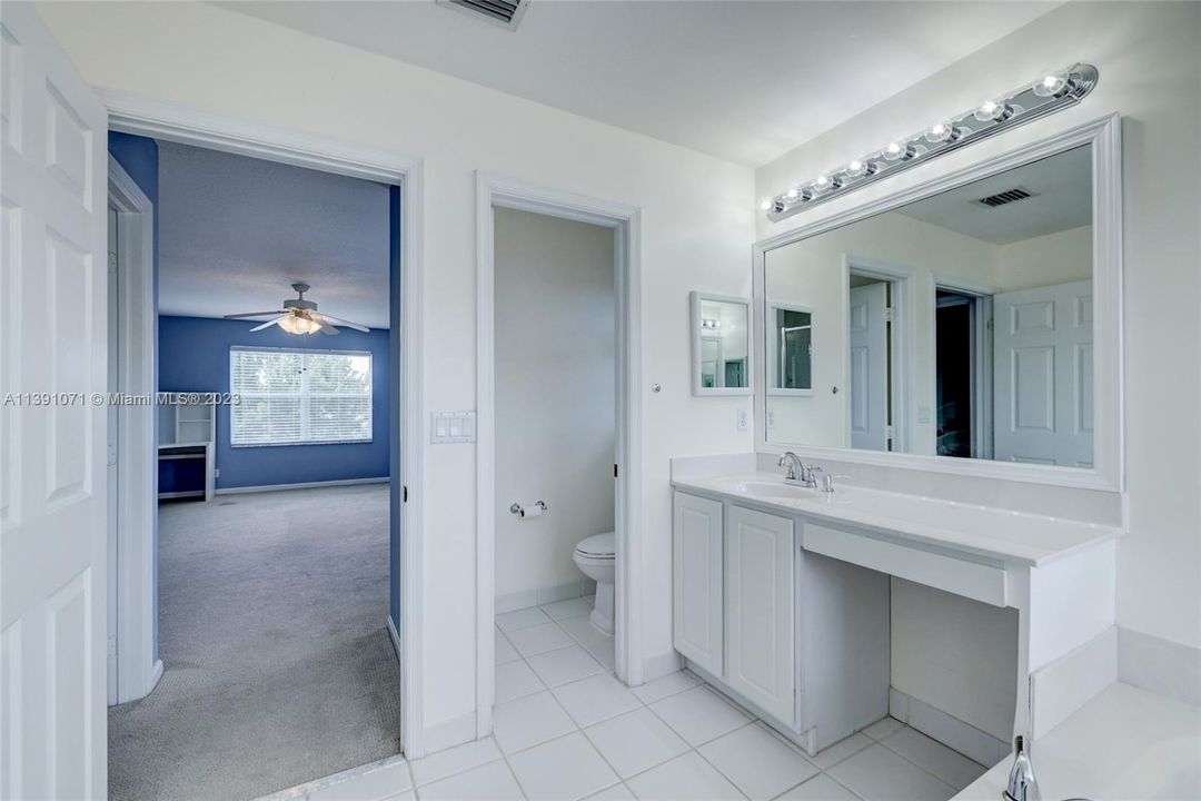 Primary Bathroom with Separate Commode