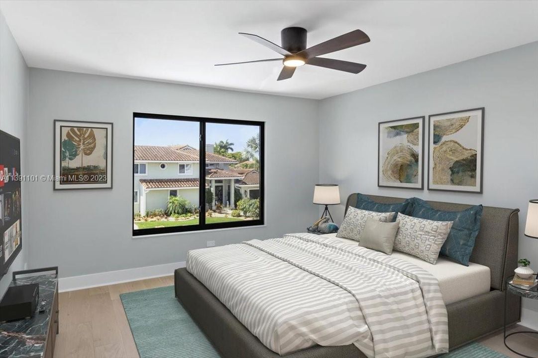 Upstairs Bedroom 2 Virtually Staged