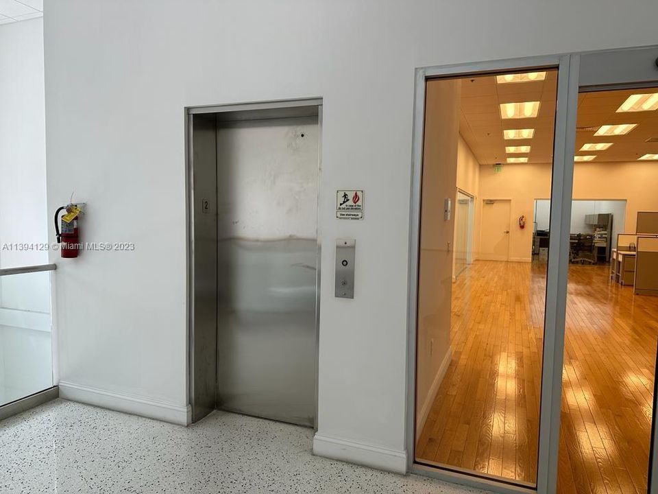 Elevator to 2nd Floor Offices